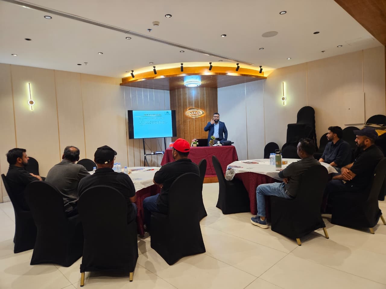 Breeze Air Conditioning HVAC experts leading a technical training session