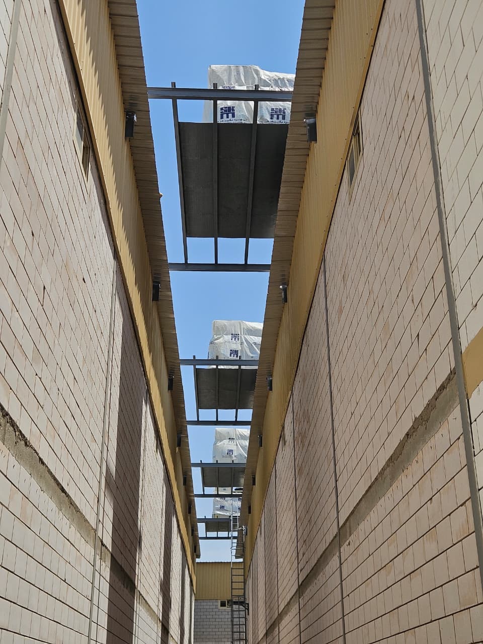Commercial ventilation system installation